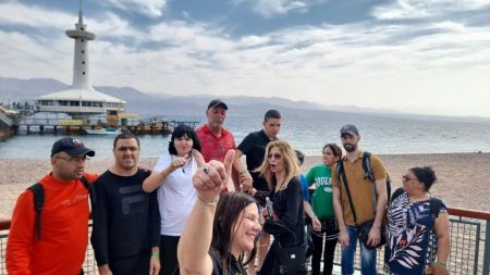 ذوي القلوب البيضاء ( مجموعة الامل) في الجماهيري أبو سنان في رحلة العمر في إيلات